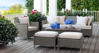 Which Fabric Should I select to hide Outdoor Furniture?