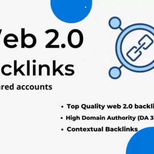 Buy Backlinks from High DA Web 2.0 Sites (Shared accounts)